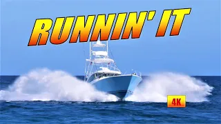 RUNNIN' IT | Boats Tackle the Wide Palm Beach Inlet