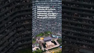 Así es el edificio de China en el que viven más de 20.000 personas a lo largo de 36 plantas