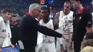 DENNIS SCHRODER FULL FIGHT WITH COACH! "SIT YOUR A** DOWN! DONT TALK TO ME LIKE THAT!" AFTER LUKA!