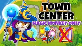 Town Center MAGIC MONKEY ONLY Guide | No Monkey Knowledge - BTD6