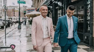 Stylish Grooms Throw the Most Fabulous Wedding Ever! | Valentine, Downtown Los Angeles