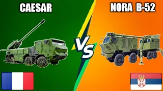 CAESAR VS Nora B-52 | 155mm Self-Propelled Howitzer