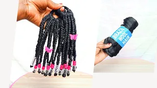 Kids braided ponytail//Kids hairstyles//@Essy_Maina