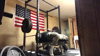 420lb. Bench to end the workout