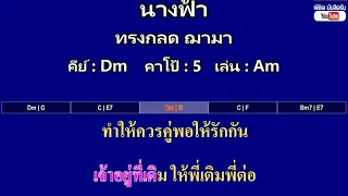 นางฟ้า - ทรงกลด ฌามา ( MIDI คาราโอเกะ คอร์ดง่ายๆ )  คีย์ Dm  Capo : 5  เล่น Am