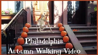 Philadelphia Walking Video | Walking Around Rittenhouse | Autumn Morning Walk