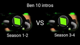 Ben 10 intros: Season 1-2 VS Season 3-4