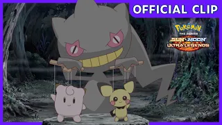 Spooky scary shenanigans! | Pokémon the Series: Sun & Moon—Ultra Legends | Official Clip