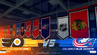 NHL 21 (PS5 UHD) Philadelphia Flyers vs Columbus Blue Jackets (4K Gameplay)