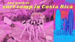 I spent a week at surf camp in Costa Rica (total beginner)