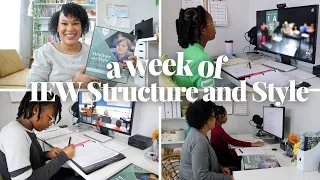 DO A WEEK OF IEW STRUCTURE AND STYLE LEVEL 1A with US// HOW IEW REALLY WORKS IN OUR HOMESCHOOL