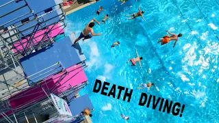 Death Diving - World's Best Belly Flops (Almost)! Døds