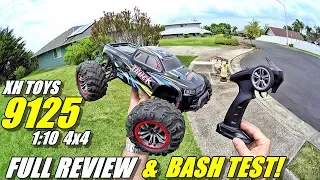 XH TOYS 9125 1:10 4x4 RC Truck Review - (Unboxing, BASH/CRASH Test!, Pros & Cons)