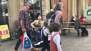 It Must Be Love - busking in Winchester
