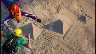 skydiving above the pyramids - Egypt 2020