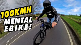 Are 100kmh bikes TOO MUCH??? Testing the Kirbebike 4000w ebike kit