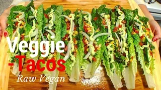 Veggie Tacos | RAW VEGAN RECIPES