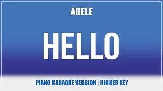 Hello (Piano Version) (Karaoke Higher Key) - Adele