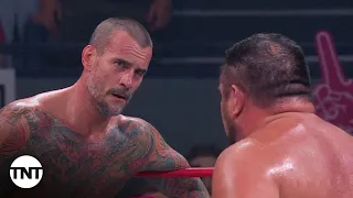 CM Punk and Samoa Joe Face Off In Owen Hart Semis | AEW Collision | TNT