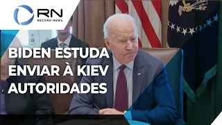 Biden estuda enviar autoridade Sênior para Kiev