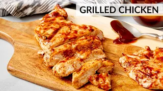 GRILLED CHICKEN BREAST | how to grill juicy boneless chicken