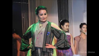 Fashion Show by Actors and actresses during 20th anniversary of Bhutan Film Industry