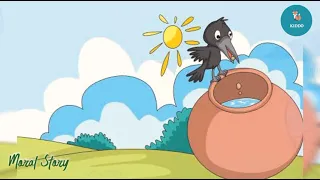 The Thirsty Crow story in english for kids | Moral stories | Bedtime Stories for kids