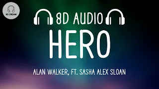 Alan Walker - Hero (8D AUDIO) ft. Sasha Alex Sloan