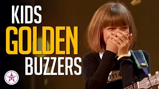 10 AMAZING Kid Golden Buzzers on Got Talent Around the World!