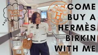 COME BUY A HERMÈS BIRKIN WITH ME!! VLOG | Jerusha Couture