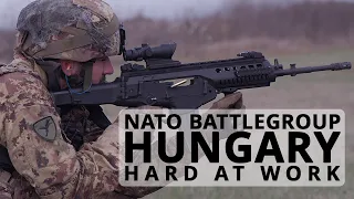 NATO’s multinational battlegroup in Hungary 🇭🇺 is hard at work