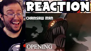 Gor's "Chainsaw Man" Opening Intro - KICK BACK REACTION (WILD!)