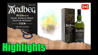 Ardbeg 10 - 'Scorched Grapefruit Mint' - Highlights