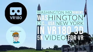 VR180Tour Washington Monument, Washington D.C., USA  VR180 3D in 5K