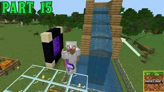 Making swimming pool and fish tank/Minecraft part 15 in tamil/on vtg!