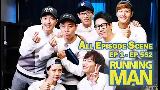 Running Man All Episode Scene ( Ep 1 - Ep 552 ) Thank you for made our day