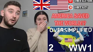 WW1 - Oversimplified (Part 2) | BRITISH COUPLE REACTS