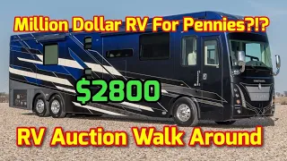 So Many RV's At Auction Cheap, Copart Walk Around, Did I 🤮