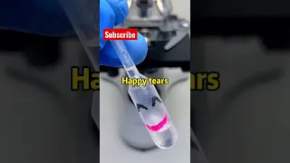 Sad tears Vs happy tears under microscope # 2023