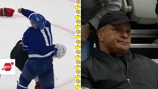 Auston Matthews roughed up by Simon Nemec, Max Domi gets instigator