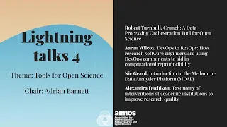 AIMOS2022 Lightning Talks 4 - Tools for Open Science