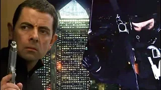 Sky Dive Mission | Johnny English | Funny Clips | Mr Bean Official | Mr Bean