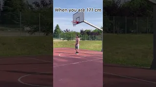 5’7 ft (171 cm) Guy  SHOULDN’T  DUNK form STANDING 😱😱