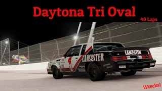 Daytona Tri Oval | 40 Laps Simulation | GNX | FODRL | Forza Motorsport 6