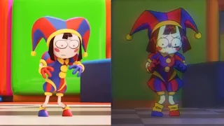 Gummigoo Death Original vs Anime (The Amazing Digital Circus Animation)