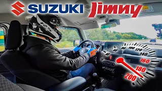 NEW SUZUKI JIMNY 2023 TOP SPEED TEST * Scary *