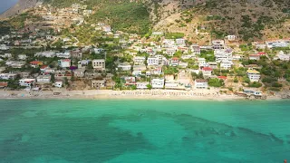 Qeparo Beach Albania (4K DRONE VIDEO)