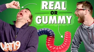 Gummy Worms Vs. Real Worms?! | VAT19