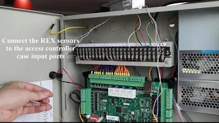 How to Connect REX Request To Exit Sensors to a DS K26 G Series Access Controller