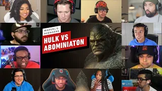 Marvel's Avengers Hulk vs Abomination Boss Fight Reaction Mashup and Review